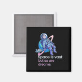 Platz ist groß magnet (Vorderseite/Rückseite)