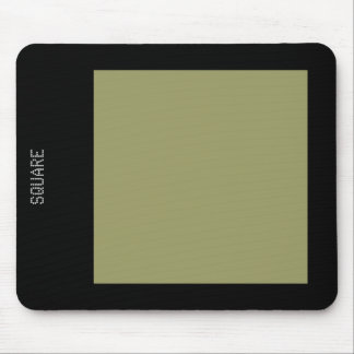 Platz - Khaki und Schwarz Mousepad