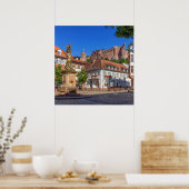 Platz Kornmarkt und Schloss Heidelberg, Deutschlan Poster (Küche)