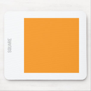 Platz: leicht orange und weiß mousepad
