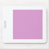 Platz: Lila und weiß Mousepad (Vorne)