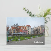 Platz Livu in Riga, Lettland (Stehend Vorderseite)