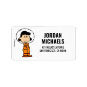 PLATZ | Lucy Astronaut Adressaufkleber (Vorne)