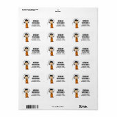 PLATZ | Lucy Astronaut Adressaufkleber (Vorne)