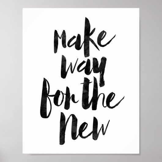 Platz machen für das Neue Poster (Vorne)