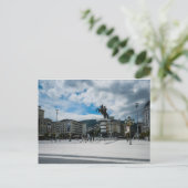 Platz Mazedonien, Skopje Postkarte (Stehend Vorderseite)