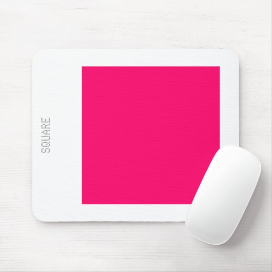 Platz: Neon Red and White Mousepad (Mit Mouse)