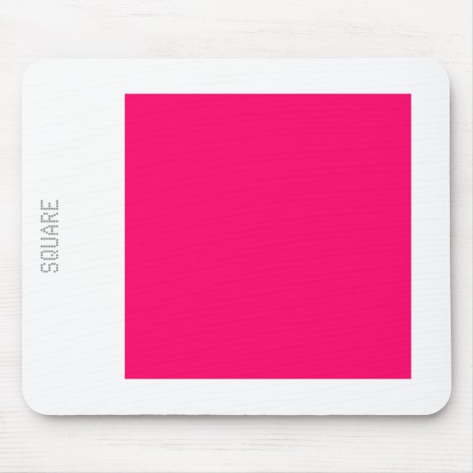 Platz: Neon Red and White Mousepad (Vorne)