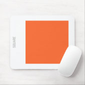 Platz: Orange und Weiß im Herbst Mousepad (Mit Mouse)