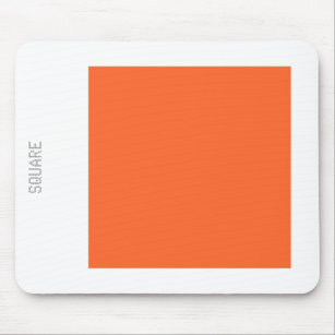 Platz: Orange und Weiß im Herbst Mousepad