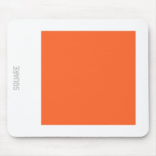 Platz: Orange und Weiß im Herbst Mousepad (Vorne)