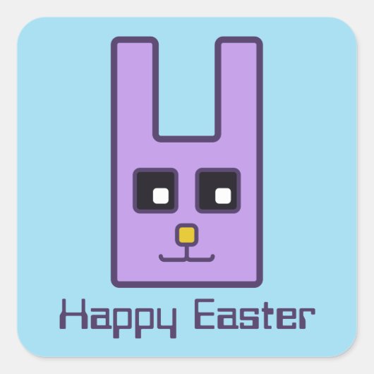 Platz Osterhasen Sticker (Vorderseite)