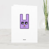 Platz Ostersonnkarte Feiertagskarte (Rückseite)