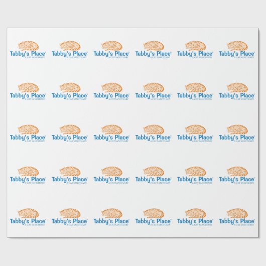 Platz-Packpapier des Tabbys Geschenkpapier (Flach)