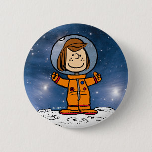 PLATZ   Peppermint Patty Astronaut Button