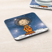 PLATZ | Pigpen Astronaut Getränkeuntersetzer (Linke Seite)