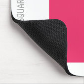 Platz - Regal Red and White Mousepad (Ecke)