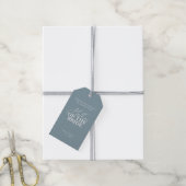 Platz reserviert Mutter der Braut Blaue Hochzeit Geschenkanhänger (Mit Garn)
