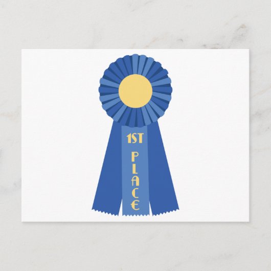 Platz Ribbon Postkarte (Vorderseite)