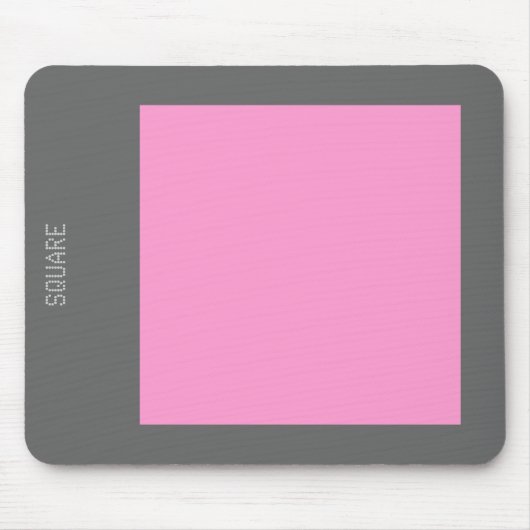 Platz - Rosa und Grau Mousepad (Vorne)