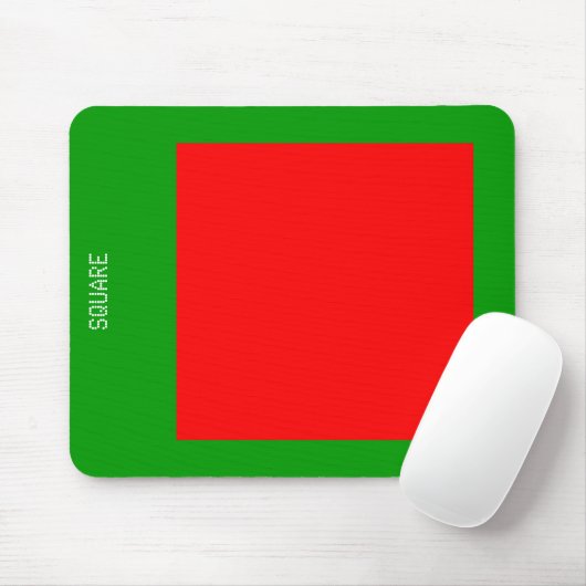 Platz: Rot und Grün Mousepad (Mit Mouse)