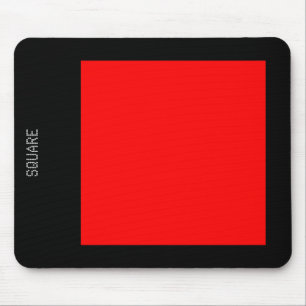 Platz: Rot und Schwarz Mousepad