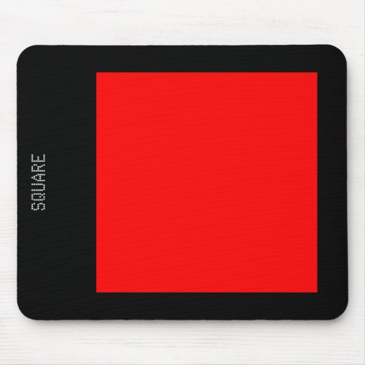 Platz: Rot und Schwarz Mousepad (Vorne)