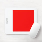 Platz - rot und weiß mousepad (Mit Mouse)