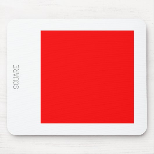 Platz - rot und weiß mousepad (Vorne)