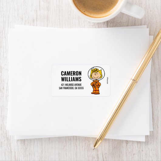 PLATZ | Sally Astronaut Adressaufkleber (Insitu)