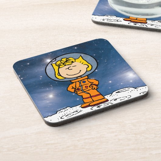 PLATZ | Sally Astronaut Getränkeuntersetzer (Linke Seite)