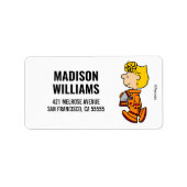 PLATZ | Sally Brown Astronaut Adressaufkleber (Vorne)