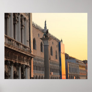 Platz San Marco, Markusplatz, Venedig Poster