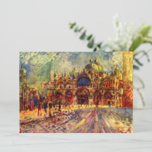 Platz San Marco, Venedig von Pierre Renoir