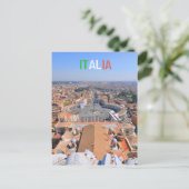 Platz San Peter im Vatikan, Rom, Italien Postkarte (Stehend Vorderseite)