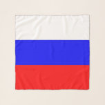 Platz Scarf mit der Flagge Russlands Schal<br><div class="desc">Patriotischer,  eleganter quadratischer Schal mit der Flagge Russlands. Dieses Produkt ist anpassbar.</div>