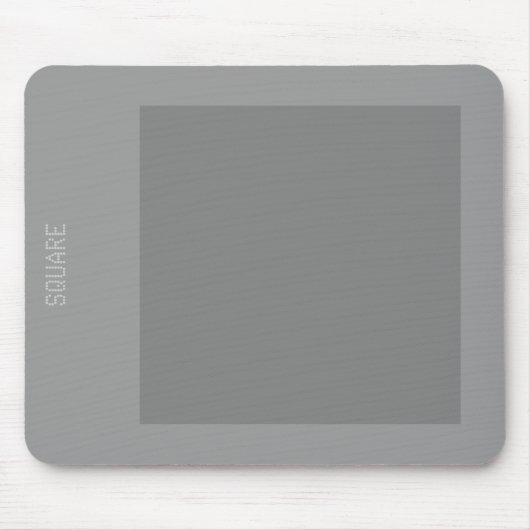 Platz - Schatten von Grau Mousepad (Vorne)