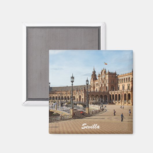 Platz Sevilla Magnet (Vorderseite/Rückseite)