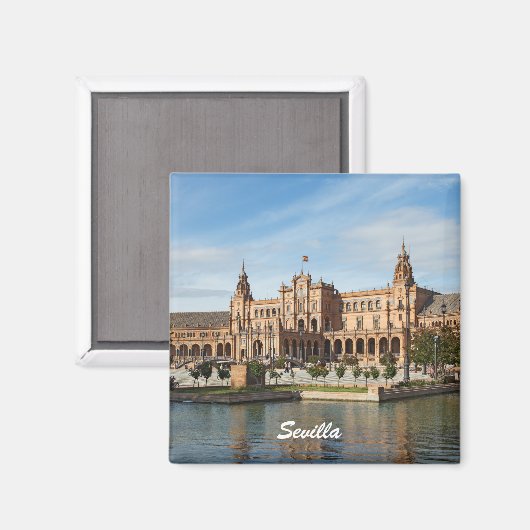 Platz Sevilla Magnet (Vorderseite/Rückseite)