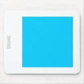 Platz - Sky Blue und White Mousepad (Vorne)
