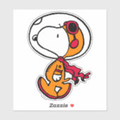 PLATZ | Snoopy Astronaut Aufkleber (Blatt)