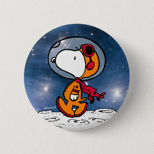 PLATZ Snoopy Astronaut Button