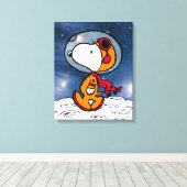 PLATZ | Snoopy Astronaut Leinwanddruck (Insitu (Holzboden))