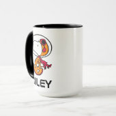 PLATZ | Snoopy Astronaut | Name hinzufügen Tasse (Vorderseite Links)
