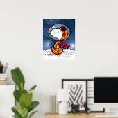 PLATZ | Snoopy Astronaut Poster (Heimbüro)
