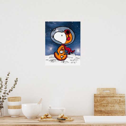 PLATZ | Snoopy Astronaut Poster (Küche)