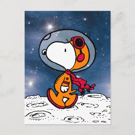 PLATZ | Snoopy Astronaut Postkarte (Vorderseite)