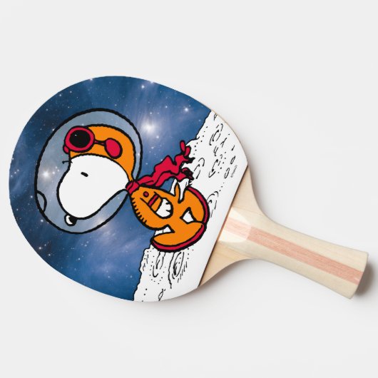 PLATZ | Snoopy Astronaut Tischtennis Schläger (Seitenansicht)