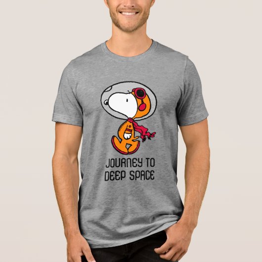 PLATZ | Snoopy Astronaut Tri-Blend Shirt (Vorderseite)