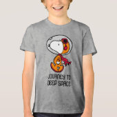 PLATZ | Snoopy Astronaut Tri-Blend Shirt (Vorderseite)